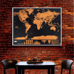 Where You Been? Scratch Map