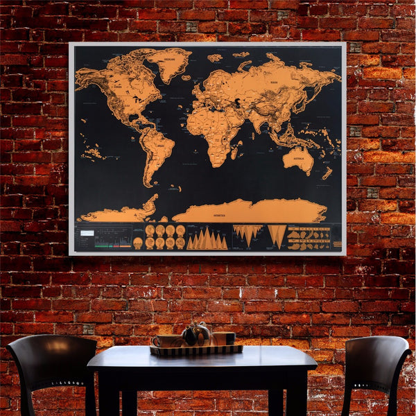 Where You Been? Scratch Map